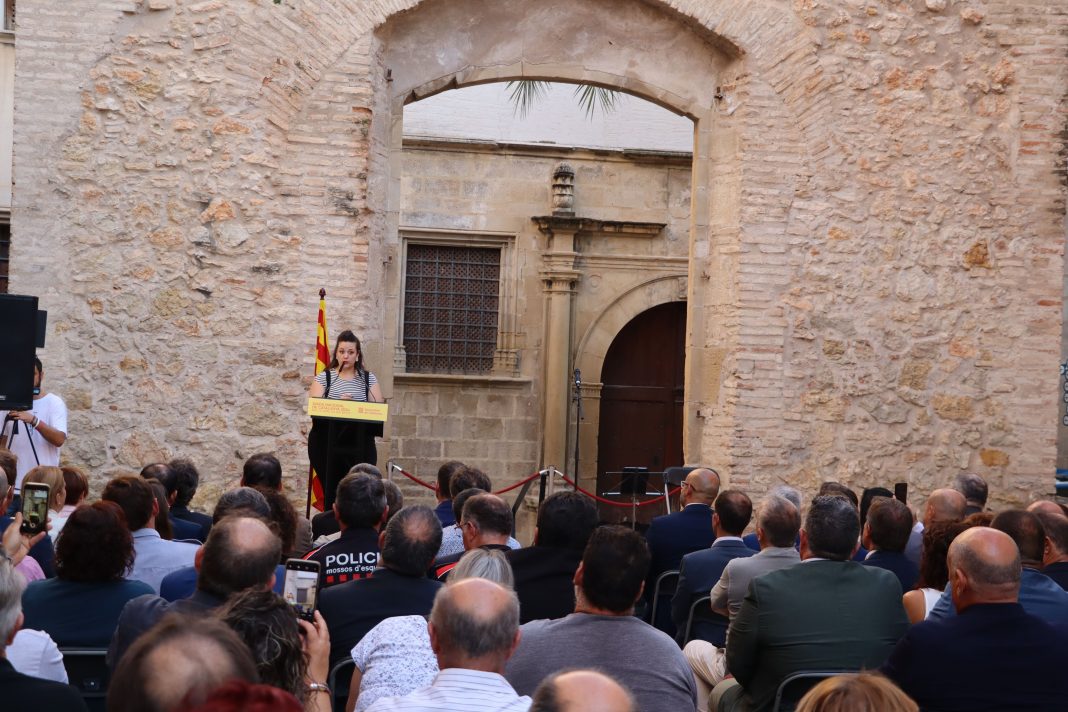 Mar Gessamí Caramés Núñez, conferenciant de l'acte de la Diada nacional de Catalunya 2024. Imatge: Arxiu
