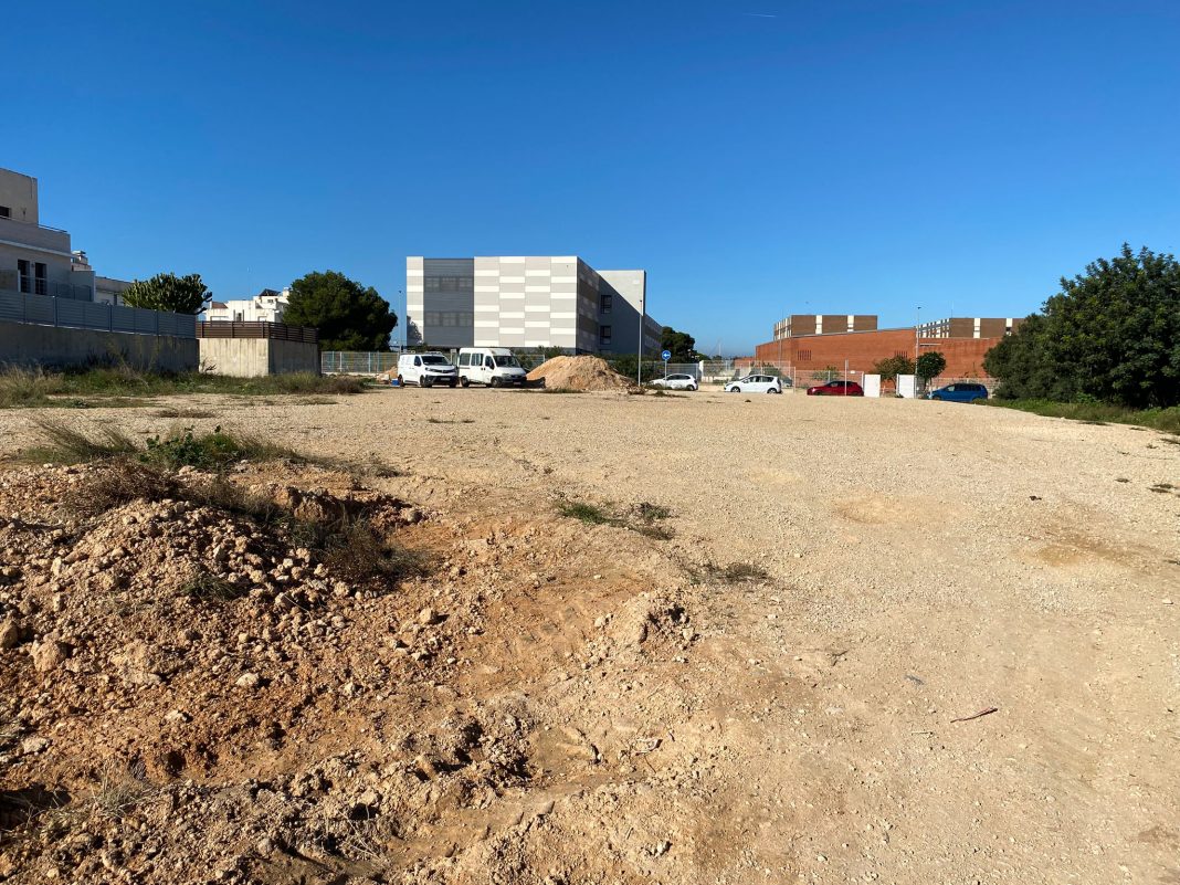 Terrenys de la nova Escola de Música de l'Ametlla de Mar.