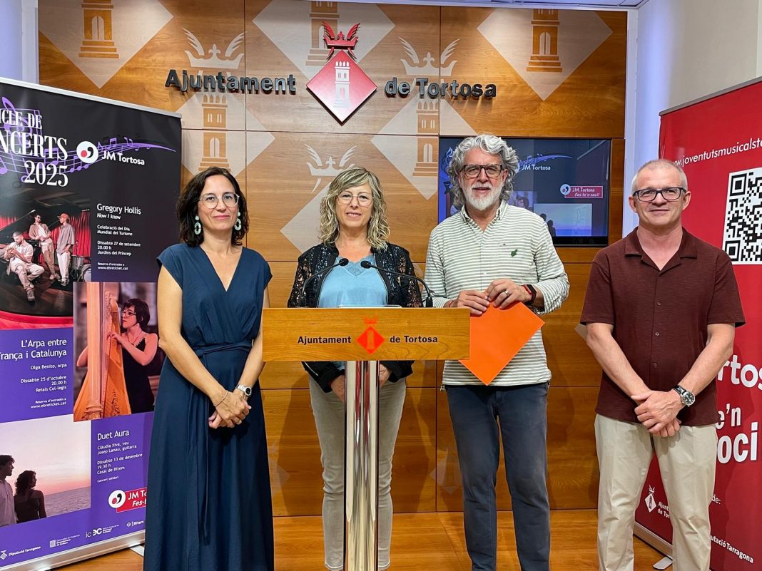Joventuts Musicals de Tortosa presenta el segon cicle de concerts de la temporada amb artistes internacionals i del territori. Font: Ajuntament de Tortosa