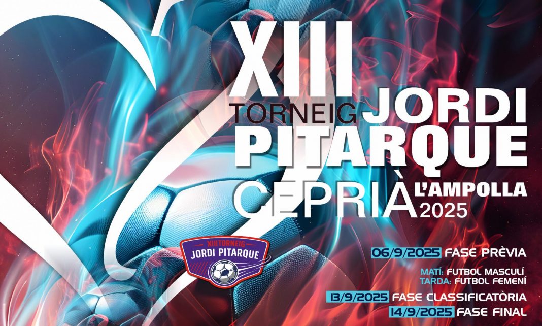 Cartell del XIII torneig Jordi Pitarque Ceprià de l'Ampolla