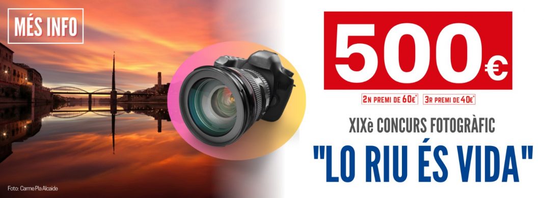 Arrenca la 19a edició del concurs de fotografia 'Lo Riu és Vida' amb 500 euros en premis