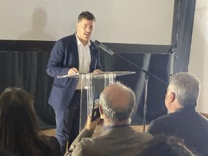 El President del Consell Comarcal de la Terra Alta a l'acte d'homenatge als terraltencs deportats als camps de concentració nazis