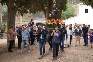 Pas de Sant Jeroni portat a l'acte d'inauguració